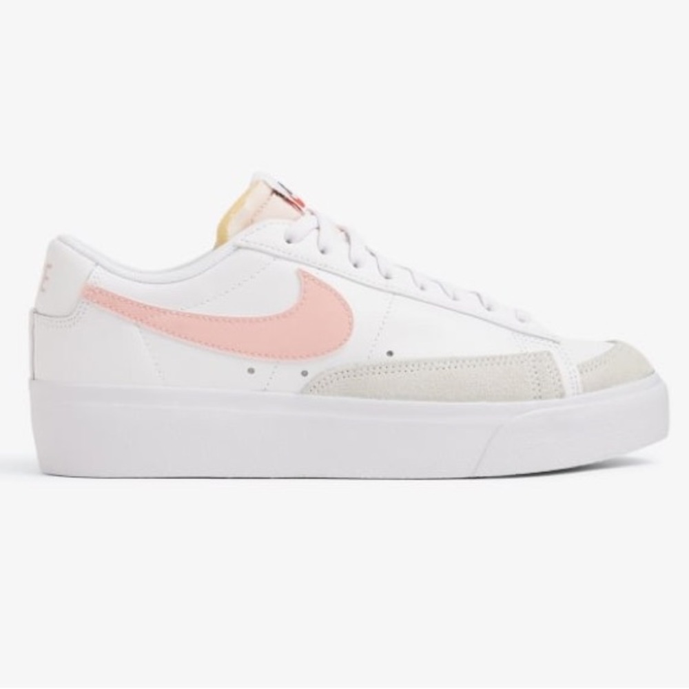 Nike Blazer Low Platform Flatform Leather Sneakers